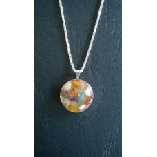 Gemstone Energy Pendant - Strong Focus, Increased Energy, Inner Calm.  Reference No. A17